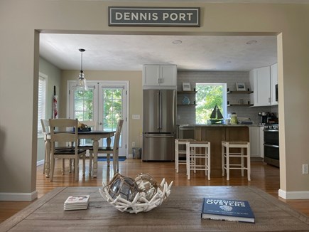 Dennis Cape Cod vacation rental - Open concept, living room & eat-in kitchen