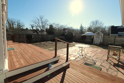 Orleans Cape Cod vacation rental - Back Yard, plantings coming