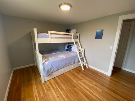 Yarmouth Cape Cod vacation rental - Full Bed (Bottom); Twin Bed (Upper Bunk); Twin Bed (Trundle)
