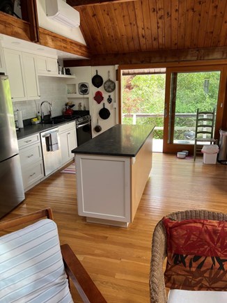 Wellfleet Cape Cod vacation rental - Kitchen area from Living area