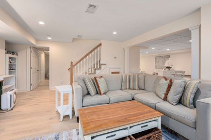 Chatham Cape Cod vacation rental - Descend the staircase to find yourself in the lower level living room