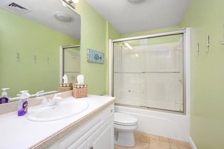 Chatham Cape Cod vacation rental - Bathroom 2- Shower/tub combo - Second Floor