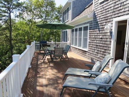 Chatham Cape Cod vacation rental - The expansive deck offer plenty of seating including 2 lounge chairs