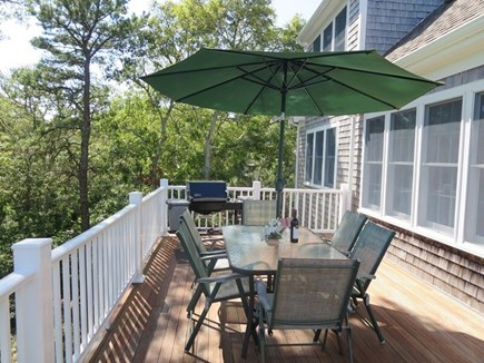 Chatham Cape Cod vacation rental - Plus a table and umbrella for dining with a gas grill as well