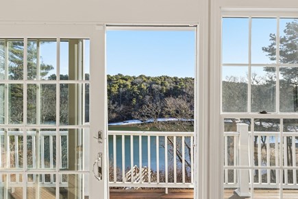 Chatham Cape Cod vacation rental - View of White Pond from first floor deck