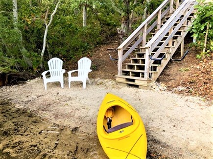 Chatham Cape Cod vacation rental - Private beach and Kayak for your use. Water level may vary depending on the amount of rain we get.