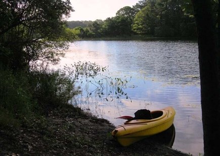 Chatham Cape Cod vacation rental - Deeded access to Blue Pond in back yard - kayak (2 included with rental!) or SUP board