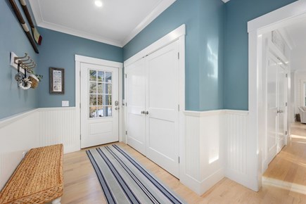 West Dennis Cape Cod vacation rental - Entryway from side door with keyless lock