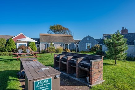 South Yarmouth Cape Cod vacation rental - BBQ space in the common area within A.
