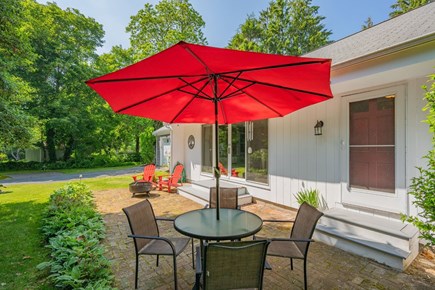 Sandwich Cape Cod vacation rental - Patio with Comfortable Seating and Dining Area
