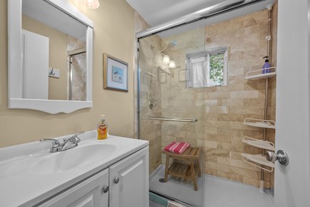 Mashpee Cape Cod vacation rental - Second half of the bathroom showner stall