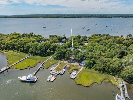Mashpee Cape Cod vacation rental - Aerial of the property