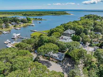 Mashpee Cape Cod vacation rental - Aerial of the dock