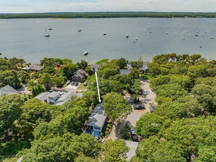 Mashpee Cape Cod vacation rental - Aerial of the property