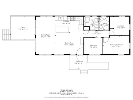 Mashpee Cape Cod vacation rental - Floor plan