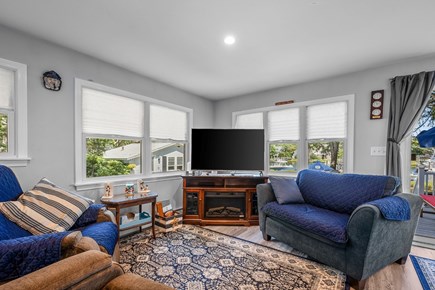 Mashpee Cape Cod vacation rental - Living room with TV