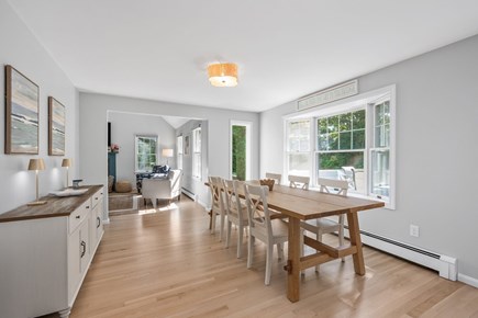 Osterville Cape Cod vacation rental - Dining area with view into the livingroom