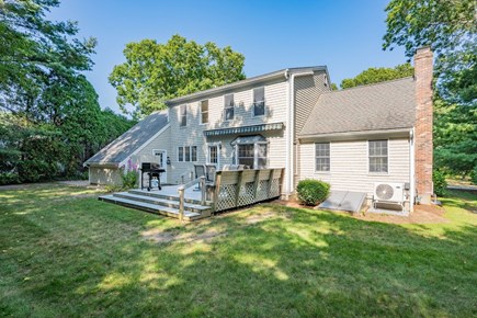 Osterville Cape Cod vacation rental - View of deck with gas grill