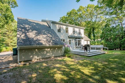 Osterville Cape Cod vacation rental - View of deck with gas grill