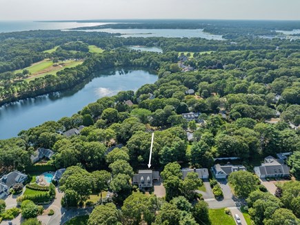 Osterville Cape Cod vacation rental - Aerial view of neighborhood