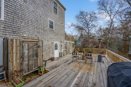 Mashpee Cape Cod vacation rental - Lower deck with outdoor shower