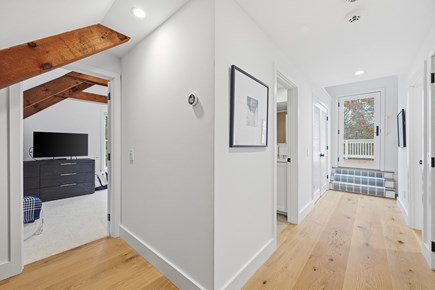 Centerville Cape Cod vacation rental - Second-floor hallway with direct access to the outdoor balcony