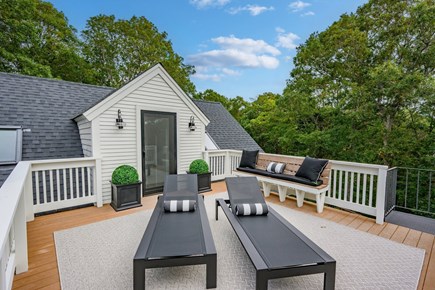 Centerville Cape Cod vacation rental - Second-floor deck with  lounge chairs