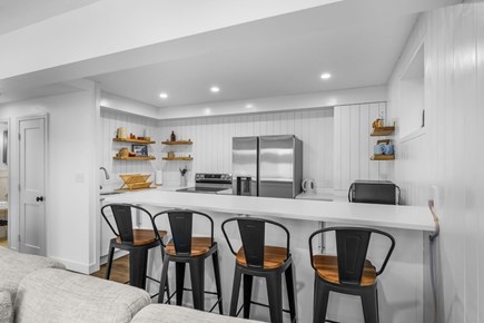 Centerville Cape Cod vacation rental - Lower- level kitchen with island