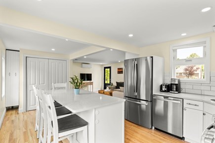 Pocasset Cape Cod vacation rental - View from kitchen towards front door