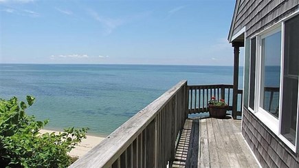 Truro Cape Cod vacation rental - Wrap around deck