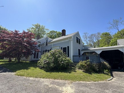 Brewster Cape Cod vacation rental - Side entrance and parking area
