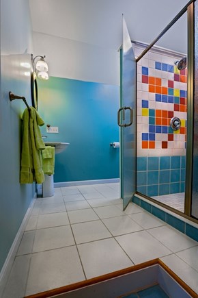 Brewster Cape Cod vacation rental - Central Bathroom seen from Doorway