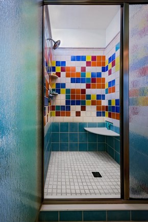 Brewster Cape Cod vacation rental - Central Bathroom Shower