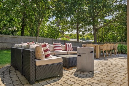 Yarmouth Cape Cod vacation rental - Outdoor sofa with fire pit
