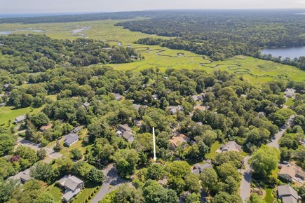 Yarmouth Port Cape Cod vacation rental - Aerial of home