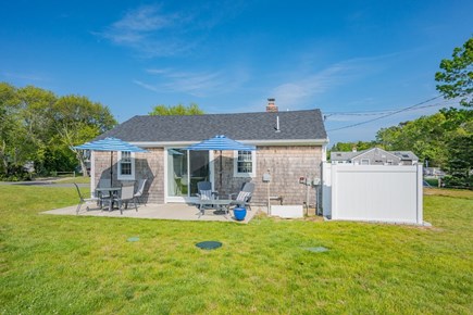 West Dennis Cape Cod vacation rental - Spacious backyard completed with enclosed outdoor shower