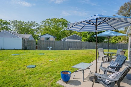 West Dennis Cape Cod vacation rental - Patio with outdoor seating