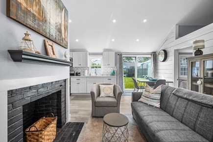 West Dennis Cape Cod vacation rental - Cozy Livingroom with comfortable seating