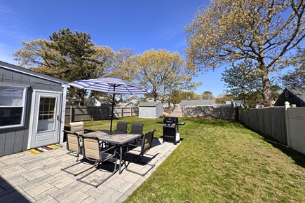 West Yarmouth Cape Cod vacation rental - Outdoor dining area and grill