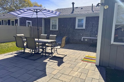 West Yarmouth Cape Cod vacation rental - Outdoor seating on the patio