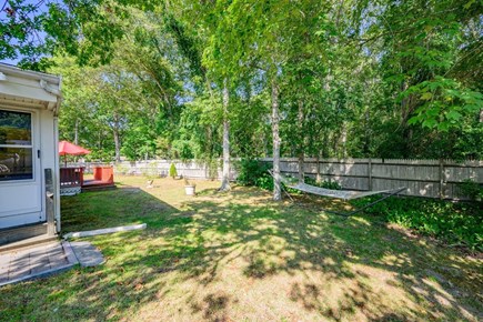 West Yarmouth Cape Cod vacation rental - Backyard with hammock to relax in