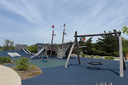 West Yarmouth Cape Cod vacation rental - Huge playground area with stepping stones, swing, slide