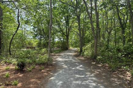 West Yarmouth Cape Cod vacation rental - Walking trails with comfy benches.