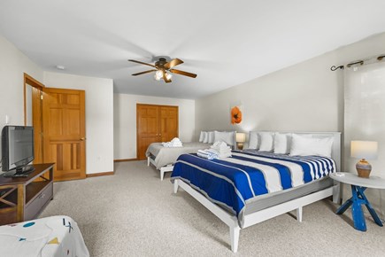 Harwich Cape Cod vacation rental - Bedroom 2 – 2 Queens + Twin – Second floor