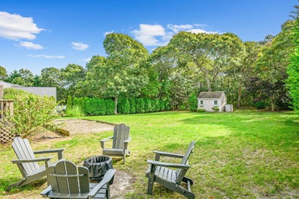 Harwich Cape Cod vacation rental - Firepit in the backyard