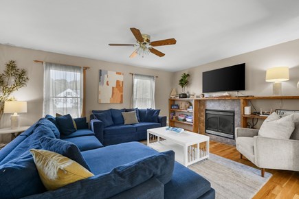 Harwich Cape Cod vacation rental - Living room with plenty of seating
