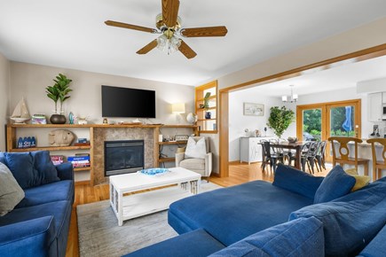 Harwich Cape Cod vacation rental - Living room with plenty of seating