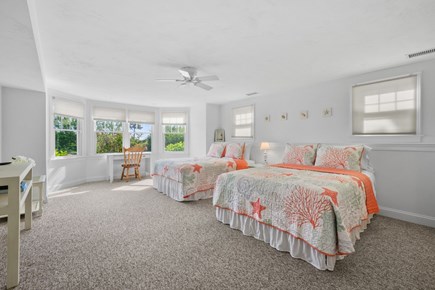 Harwich Cape Cod vacation rental - Bedroom 2- 2 Queens- Lower level