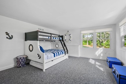 Harwich Cape Cod vacation rental - Bedroom 4- Bunkbed with trundle- Lower level