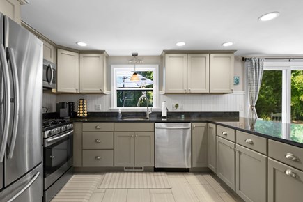Yarmouth Port Cape Cod vacation rental - Kitchen with stainless steel appliances